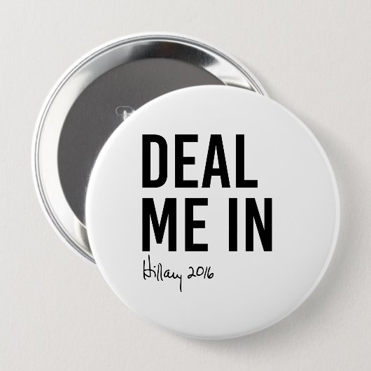 Badge Rond 10 Cm Hillary - occupez-vous moi dedans - (Devant & derrière)
