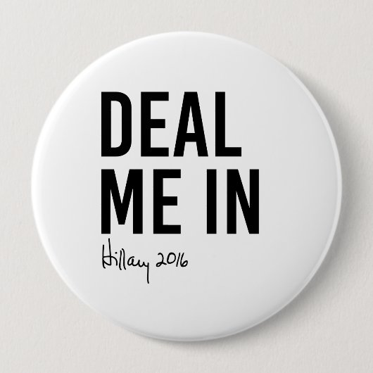 Badge Rond 10 Cm Hillary - occupez-vous moi dedans - (Devant)