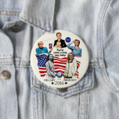 Badge Rond 10 Cm Hillary pour le président 2016 (En situation)