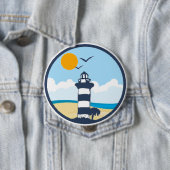 Badge Rond 10 Cm Hilton Head Island. (En situation)