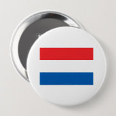 Badge Rond 10 Cm Hollande (Devant & derrière)