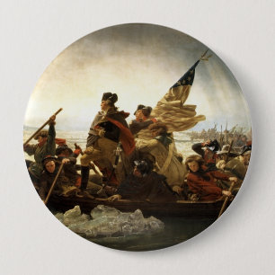 Badge Rond 10 Cm Honorez l'histoire américaine avec ce bouton rond