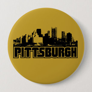 Badge Rond 10 Cm Horizon de Pittsburgh