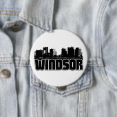 Badge Rond 10 Cm Horizon de Windsor (En situation)