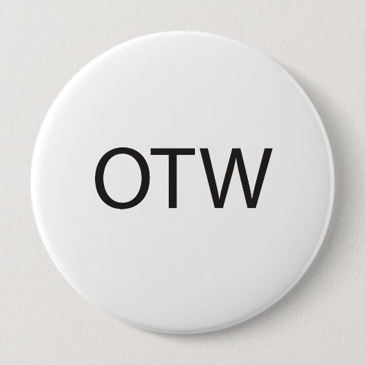 Badge Rond 10 Cm Hors du mur - ou - autrement.ai (Devant)