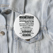 Badge Rond 10 Cm I. A. Lucky Brother Christmas (En situation)