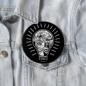 Badge Rond 10 Cm Idées géniales (En situation)
