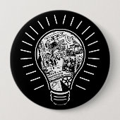 Badge Rond 10 Cm Idées géniales (Devant)