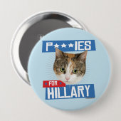 BADGE ROND 10 CM IES DE *** DE P POUR HILLARY (Devant & derrière)
