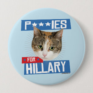 BADGE ROND 10 CM IES DE *** DE P POUR HILLARY