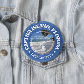 Badge Rond 10 Cm Île Captiva (C) (En situation)