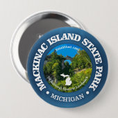 Badge Rond 10 Cm Île Mackinac SP (Devant & derrière)