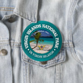 Badge Rond 10 Cm Îles Vierges NP2 (En situation)