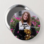 Badge Rond 10 Cm IMGP1880, Kelsey2 (Devant & derrière)