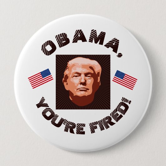 Badge Rond 10 Cm Inauguration de Trump 2017 (Devant)