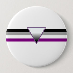 Badge Rond 10 Cm Indicateur de fierté sexuelle