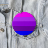 Badge Rond 10 Cm Indicateur de fierté transgenre alternatif (En situation)