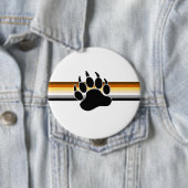 Badge Rond 10 Cm Indicateur de la fierté de l'ours (En situation)