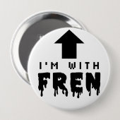 Badge Rond 10 Cm Insigne de FREN (Devant & derrière)