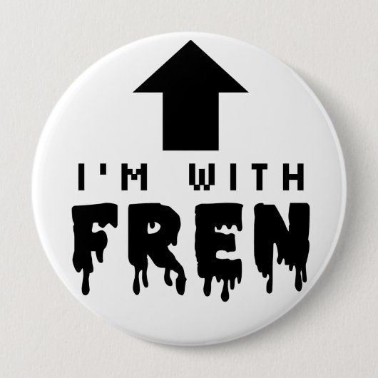 Badge Rond 10 Cm Insigne de FREN (Devant)