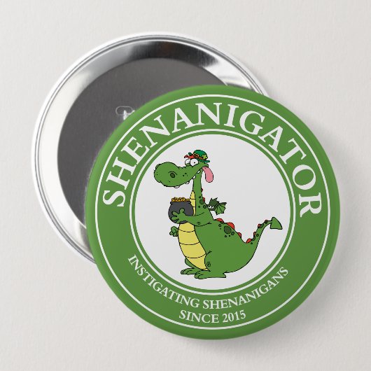 Badge Rond 10 Cm Instigating Shenanigans 2015 (Devant & derrière)