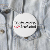 Badge Rond 10 Cm Instructions non incluses (En situation)