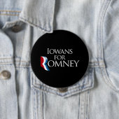 Badge Rond 10 Cm Iowans pour Romney - .png (En situation)
