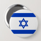 Badge Rond 10 Cm Israël (Devant & derrière)