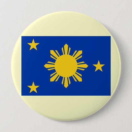 Badge Rond 10 Cm Jack naval les Philippines, Philippines (Devant)