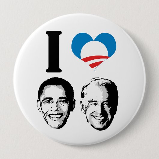 Badge Rond 10 Cm J'adore Joebama (Devant)