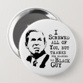 Badge Rond 10 Cm J'ai vissé tous les vous mais mercis de blâmer le (Devant & derrière)