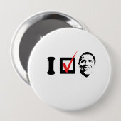 Badge Rond 10 Cm J'AI VOTÉ OBAMA FACE -.png (Devant & derrière)