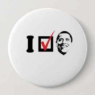 Badge Rond 10 Cm J'AI VOTÉ OBAMA FACE -.png