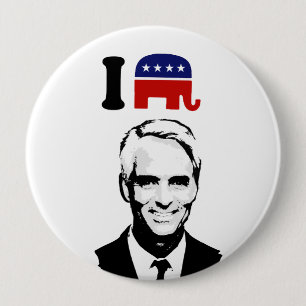Badge Rond 10 Cm J'aime Charlie Crist