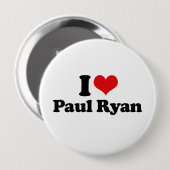 BADGE ROND 10 CM J'AIME PAUL RYAN (2).PNG (Devant & derrière)