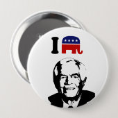 Badge Rond 10 Cm J'aime Thad Cochran (Devant & derrière)