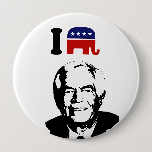 Badge Rond 10 Cm J'aime Thad Cochran (Devant)