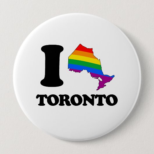 BADGE ROND 10 CM J'AIME TORONTO GAI - .PNG (Devant)