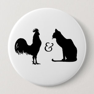 Badge Rond 10 Cm J'aime tous les deux