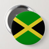Badge Rond 10 Cm Jamaïque (Devant & derrière)