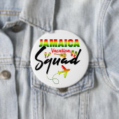 Badge Rond 10 Cm Jamaïque Vacation Squad Group Correspondance Regga (En situation)