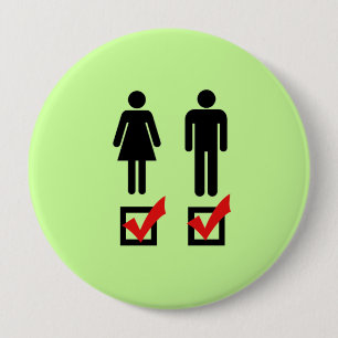 Badge Rond 10 Cm Je suis bisexuel