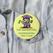 Badge Rond 10 Cm Je suis diplômé - (En situation)