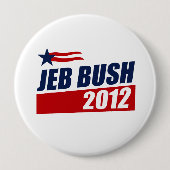 BADGE ROND 10 CM JEB BUSH 2012 (Devant)