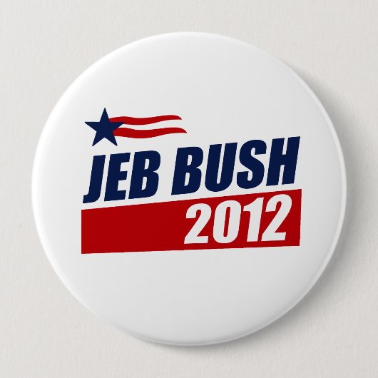 BADGE ROND 10 CM JEB BUSH 2012 (Devant)