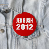 BADGE ROND 10 CM JEB BUSH 2012 (En situation)