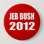 BADGE ROND 10 CM JEB BUSH 2012 (Devant)