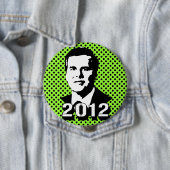 Badge Rond 10 Cm Jeb Bush 2012 (En situation)