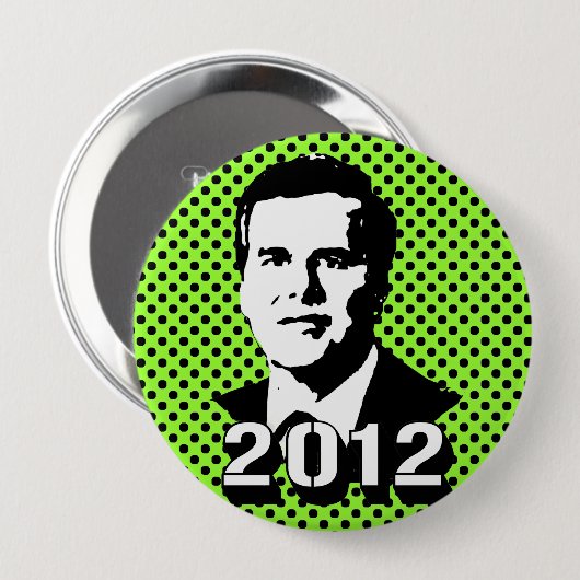 Badge Rond 10 Cm Jeb Bush 2012 (Devant & derrière)