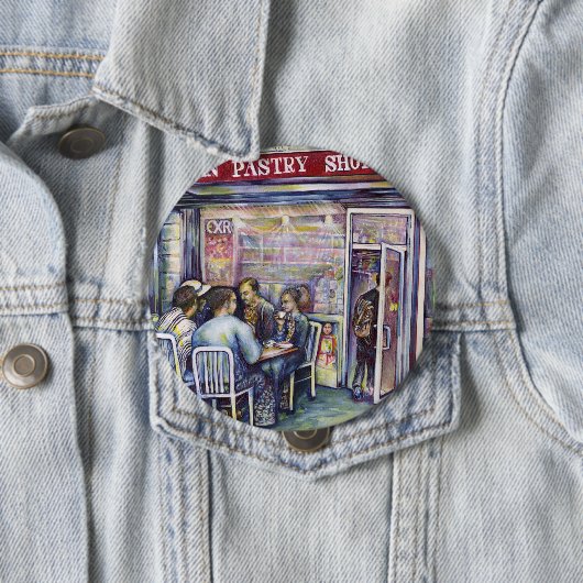 Badge Rond 10 Cm Jocund (En situation)